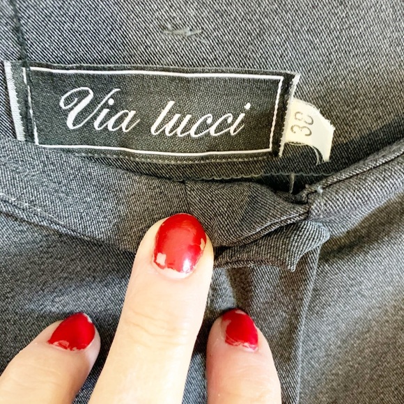 Via Lucci Pants! Pink threading on side! 38 - Picture 5 of 6